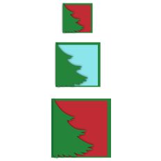 Christmas Tree Fold-Over Card