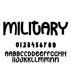 Military Font