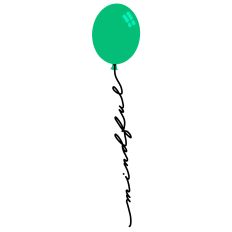 MINDFUL STRING ON GREEN BALLOON – RABEA BILZ