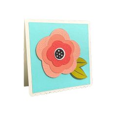 Layered Flower Mini Gift Card with Envelope SVG – Floral Papercraft Cut File for Silhouette