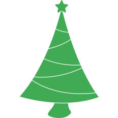 minimalist christmas tree