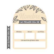 Cartel primer y último día de clase