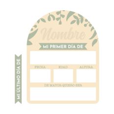 Cartel primer/último día de clase