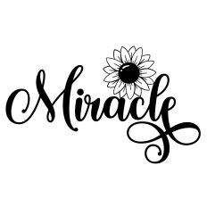 Miracle Sunflower Word