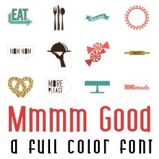 Mmmm Good Full Color Font