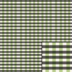 Digital Pattern Paper - Green and Black Plaid