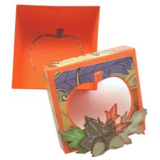3D - Pumpkin Window Favor Box