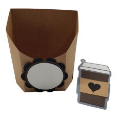 3D - Fry Box with Coffee Tag
