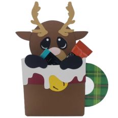 3D - Peeker -  Reindeer