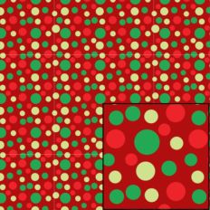 Digital Pattern Paper - Christmas Dots