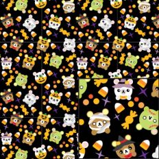 Digital Pattern Paper - BFF Halloween Confetti