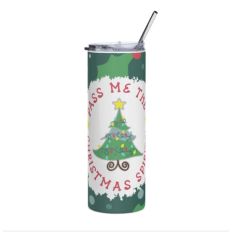 TUMBLER WRAPS SKINNY 20OZ - Pass Me The Christmas Spirit
