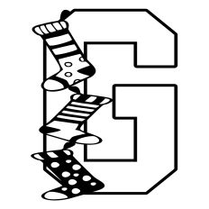 Christmas G Letter