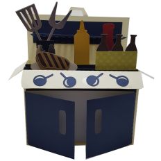3D - Ultimate Grill Pop Up Card