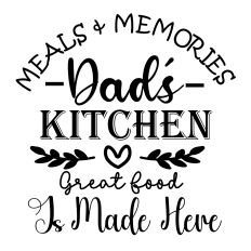 Dad's Meals & Memories