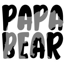 Papa Bear & Baby Bear