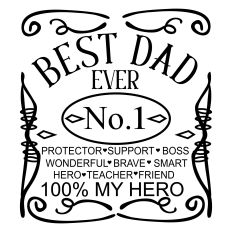 Best Dad Ever Lable
