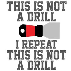 This is not a drill - Paint Scrapper
