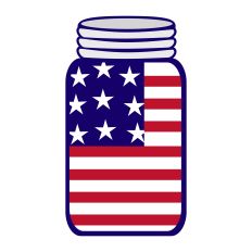 Flag Jar 1