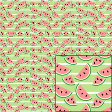 Patter Paper - Green Line Watermelon Slices