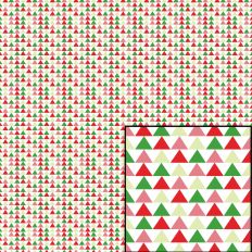Digital Pattern Paper - Watermelon Triangle
