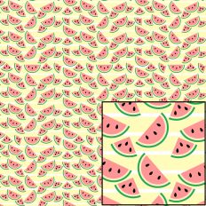 Patter Paper - Yellow Line Watermelon Slices
