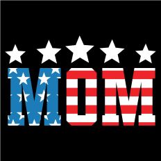 Mom Flag & Stars