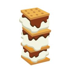 Triple S'mores Sandwich