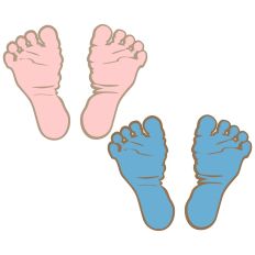2 Set of Baby Feet