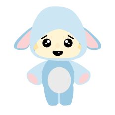 Baby in Lamb Costume