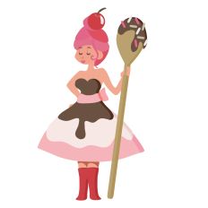 Paper Doll - Cupcake Queen