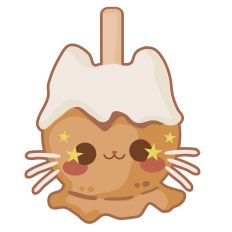 Caramel Candy Apple Kitty
