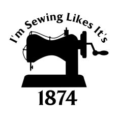 I'm Sewing Like It's 1874