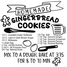 Gingerbread Cookie Recipe
