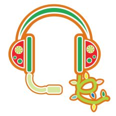 Gingerbread Headphones