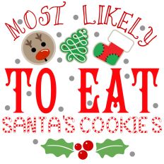 Most Likely To Eat Santa's Cookies