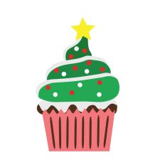Christmas Tree Cupcakes