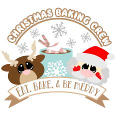 Christmas Baking Crew - Deer and Santa