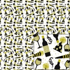 Digital Pattern Paper - New Year's Bash