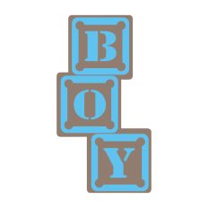 Baby Boy Blocks