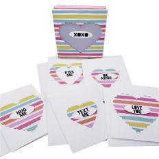 Conversation Hearts Cards with Box