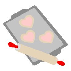 Baking Heart Cookies