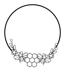 Bee Wreath 2