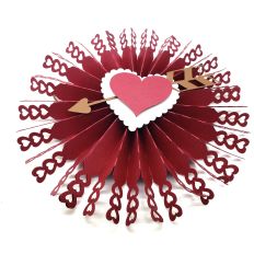 3D - Rosette Heart