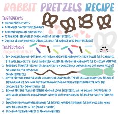 Rabbit Pretzels Recipe