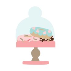 Donut Under Glass