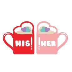 His and Her Lovers Mug