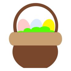 Easter Basket with Egg