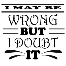 Wrong but Doubt It 2