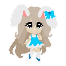 Paper Doll - Pinkie Bunny